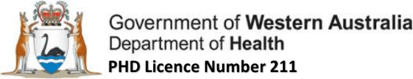 Government of WA Public Health Department Licence 211